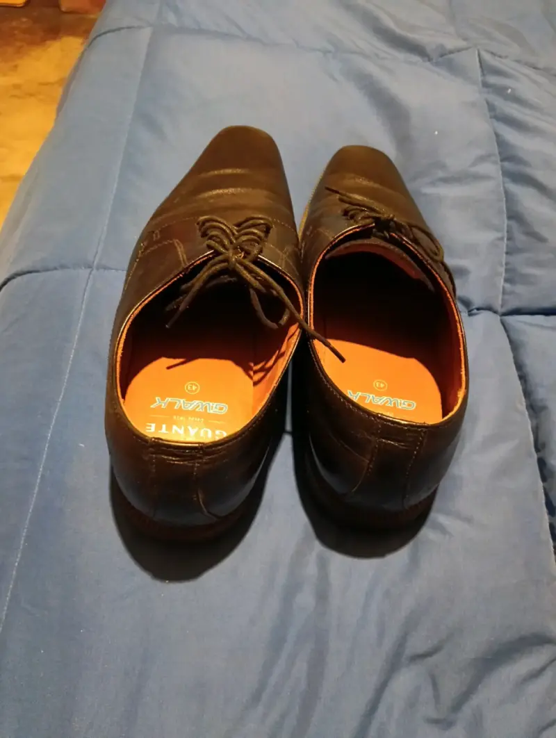 Zapatos Formales Negros Marca Guante Para Hombre