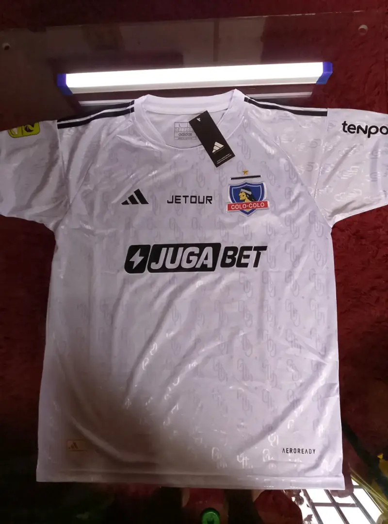Camiseta Adidas Colo-Colo blanca talla L - 3