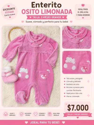 Abrigo y pantalón bebé nuevos con etiqueta - miniatura 3