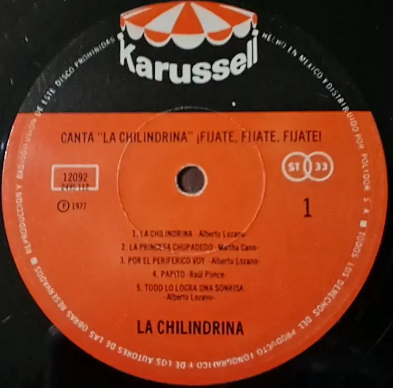 Vinilo La Chilindrina ¡Fíjate! 1980 - 4