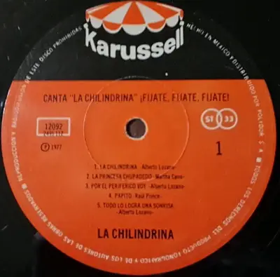 Vinilo La Chilindrina ¡Fíjate! 1980 - miniatura 4