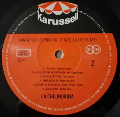 Vinilo La Chilindrina ¡Fíjate! 1980 - miniatura 5