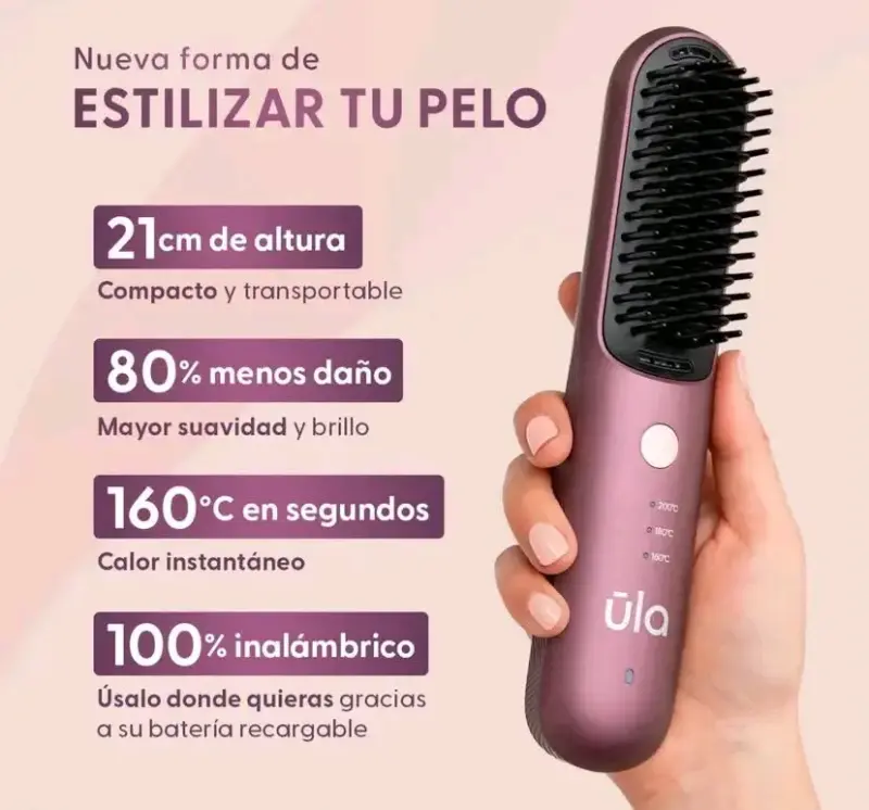 Cepillo alisador de cabello Úla - 5