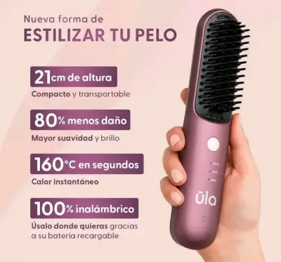 Cepillo alisador de cabello Úla - miniatura 5