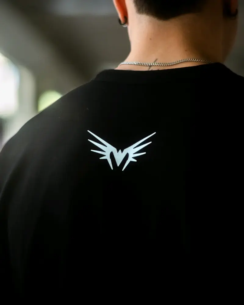Polera VALKYR Semi oversize Black - 4