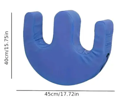 Cojín ergonómico de espuma azul - miniatura 2