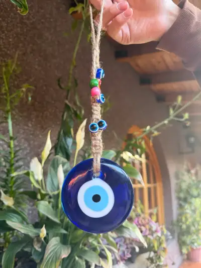 Ojo turco (nazar boncuğu) colgante decorativo - miniatura 1