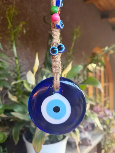Ojo turco (nazar boncuğu) colgante decorativo - miniatura 2