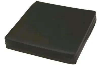 Cojín de asiento negro para silla de ruedas - miniatura 1