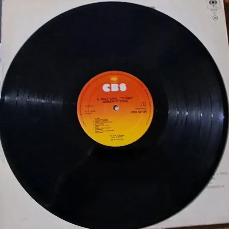 Vinilo - Umberto Tozzi - E' Nell' Aria - Ti amo - 3