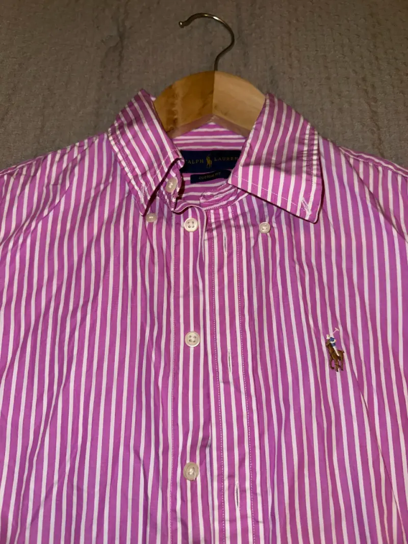 Camisa a rayas Ralph Lauren rosa - 2