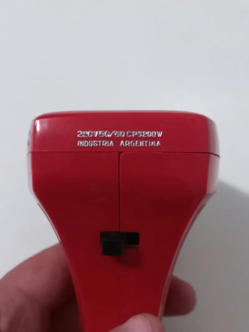 Secador de pelo vintage rojo Morbe - 3