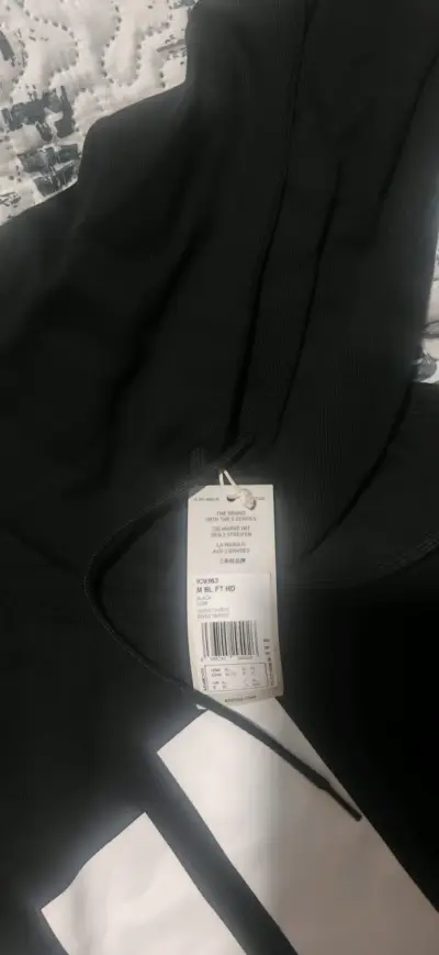 Polerón Adidas negro con capucha - miniatura 2