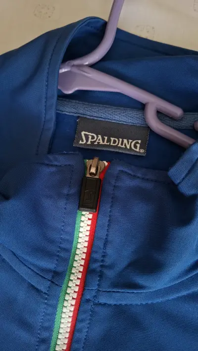 Chaqueta deportiva spalding azul italy - miniatura 2