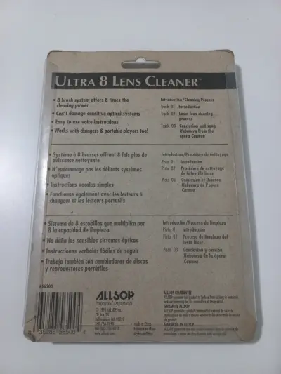 Limpiador de lentes Ultra 8 para CD y DVD - miniatura 3