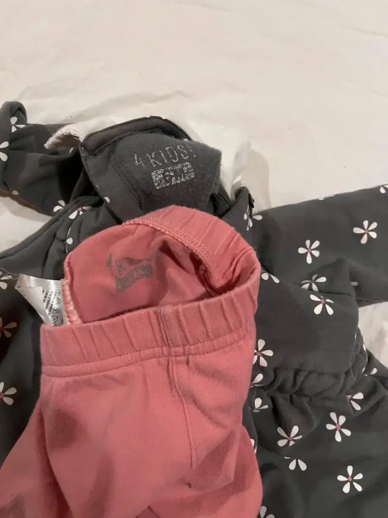 Conjunto infantil vestido y calza 4kids 6 meses - 3