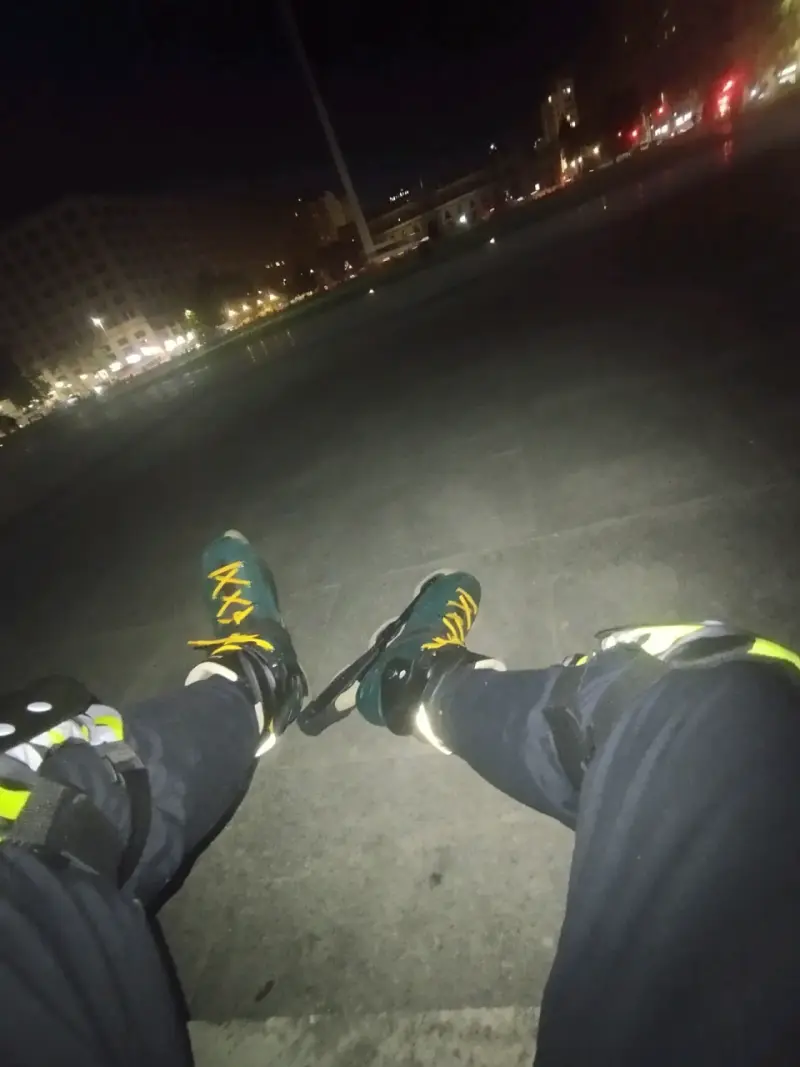 Patines en línea Oxelo verdes y negros - 3
