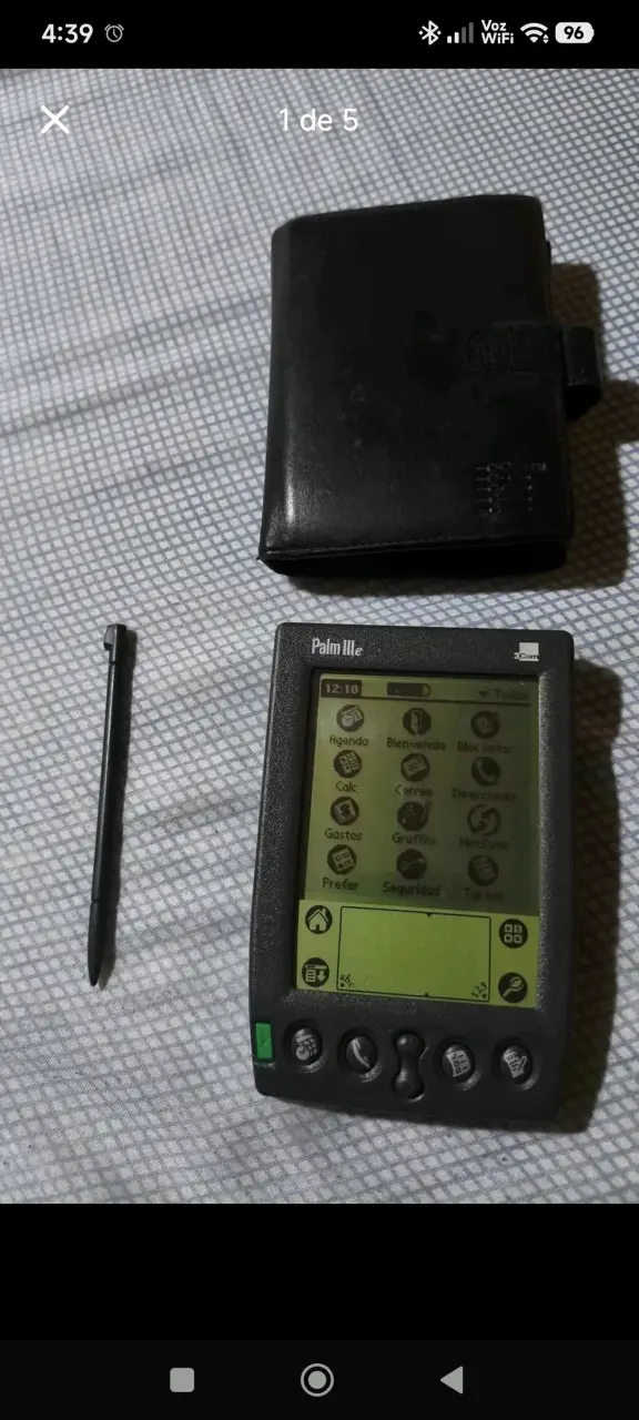 Palm IIIe PDA con estuche y lápiz - 1