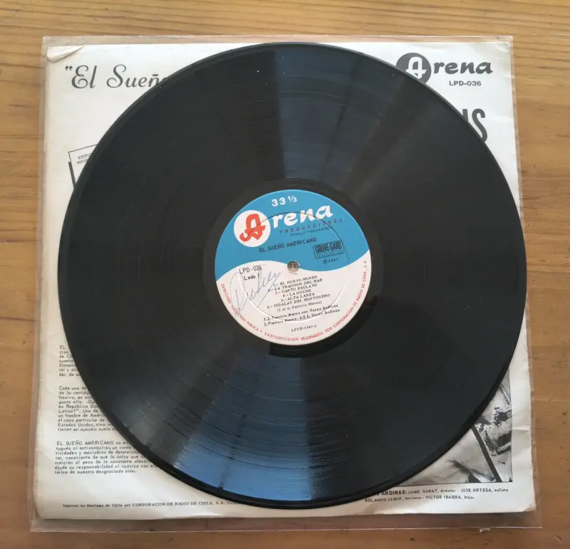Vinilo Patricio Manns El Sueño Americano - 3