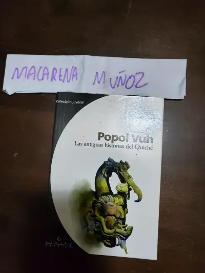 Libro Popol Vuh - Historias del Quiché - miniatura 1