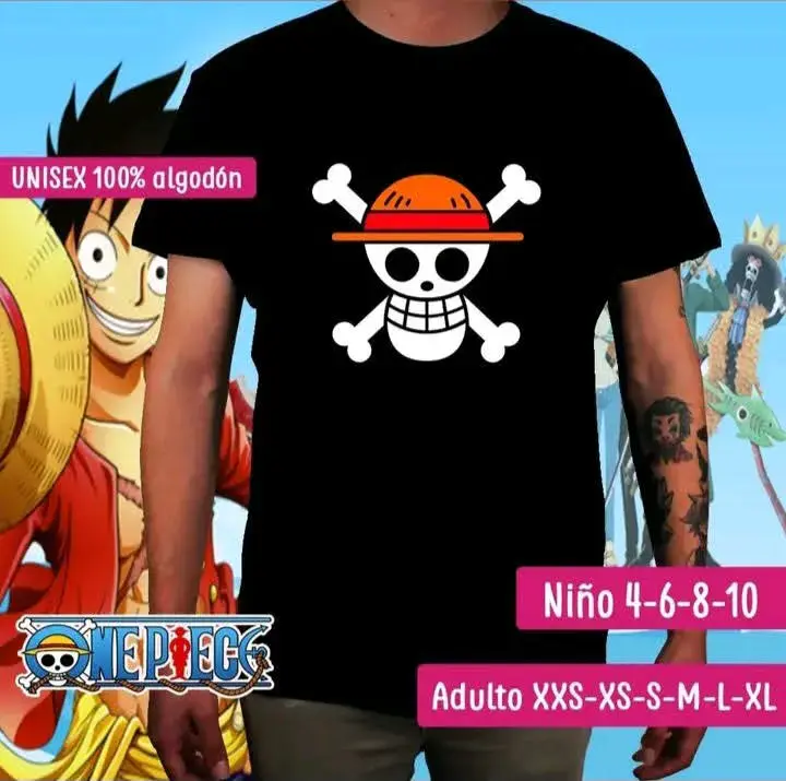 Polera anime para niños y adultos con diseño unico - 3