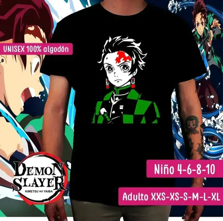 Polera anime para niños y adultos con diseño unico - 4