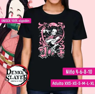 Polera anime para niños y adultos con diseño unico - miniatura 6
