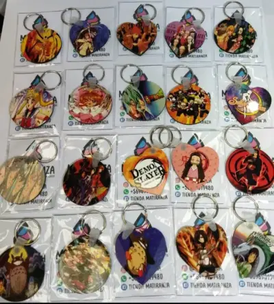 Llavero anime con diseños personal8zados variados - miniatura 2