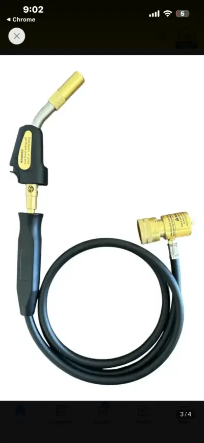 Soplete de gas con manguera flexible - miniatura 1