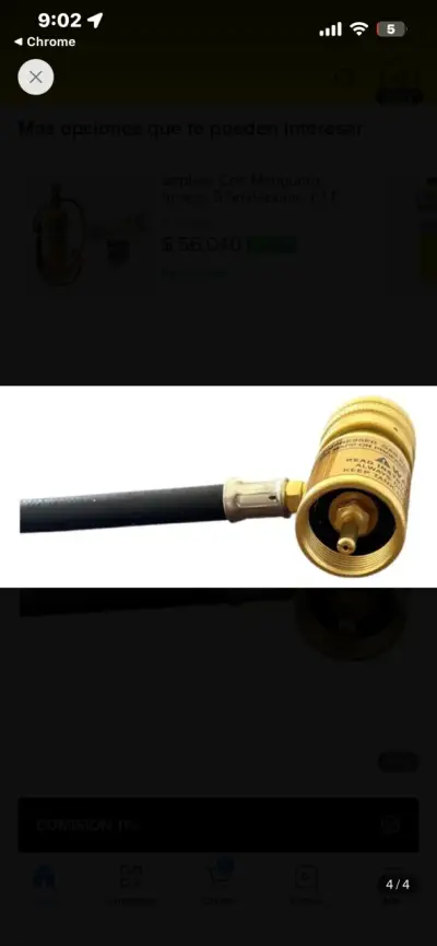 Soplete de gas con manguera flexible - miniatura 2