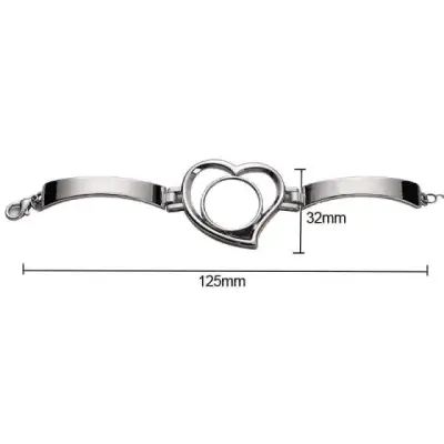 Brazalete de acero con foto personalizada - miniatura 2