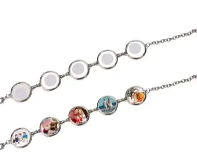 Brazalete de acero con foto personalizada - miniatura 4