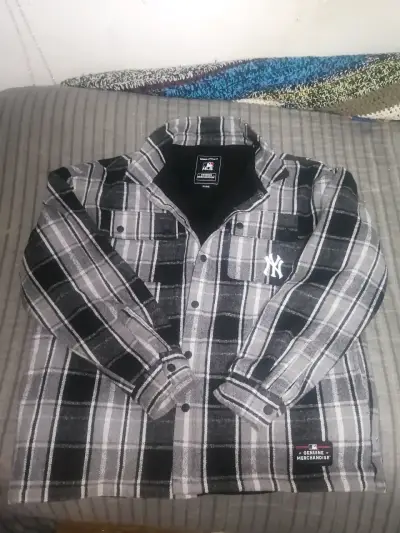 Sobrecamisa a cuadros MLB New York Yankees - miniatura 1