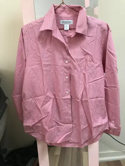 Camisa Brooks Brothers a rayas rosadas - miniatura 1