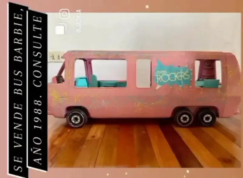 Bus Barbie Rockers 1988 vintage