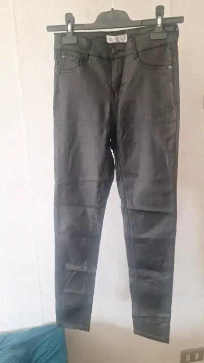 Pantalones negros Foster para mujer - miniatura 1