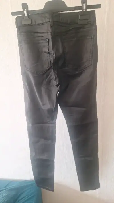 Pantalones negros Foster para mujer - miniatura 2