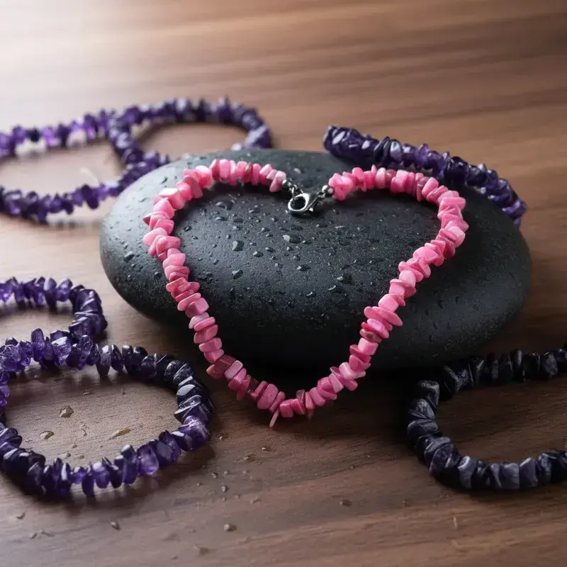 Collares & pulseras de piedras naturales - 2