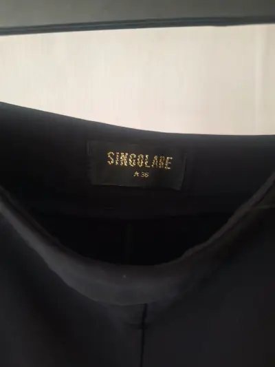 Pantalon negro Singolare talla 36 elegante - miniatura 1