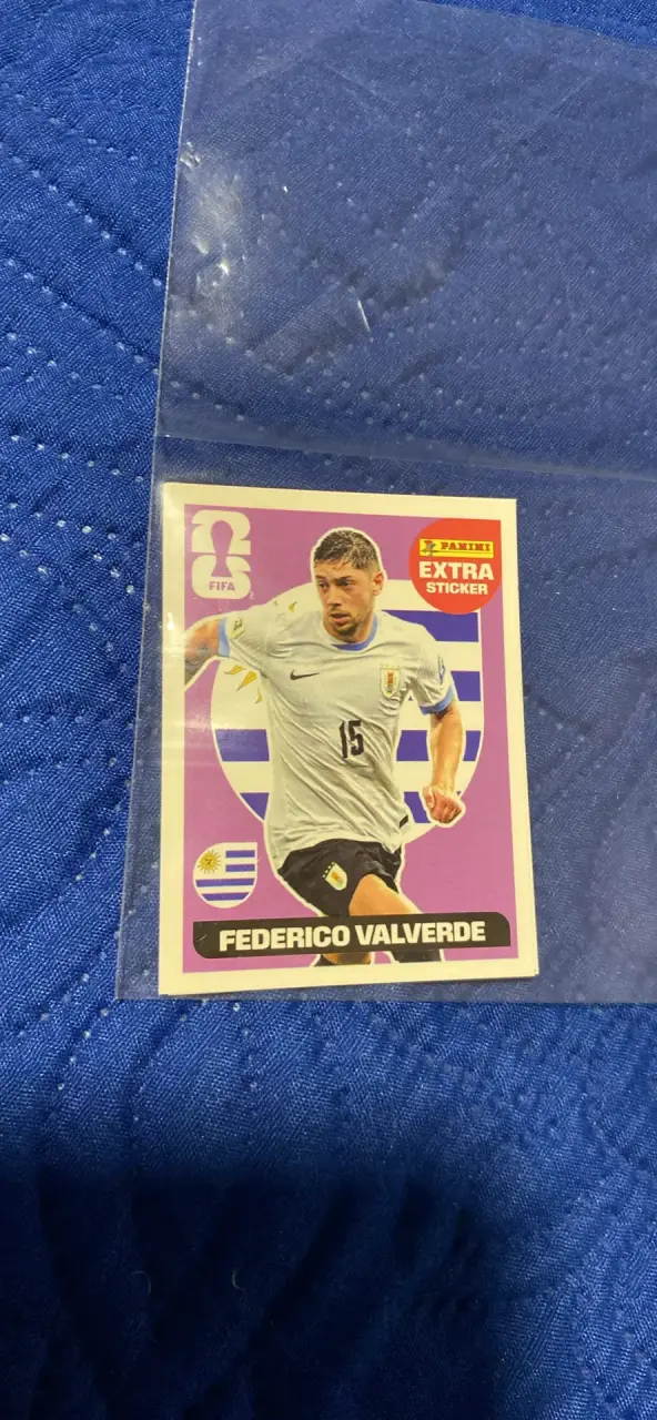 Lámina Panini Extra Sticker Federico Valverde