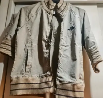 Chaqueta The North Face beige con cierre - miniatura 1