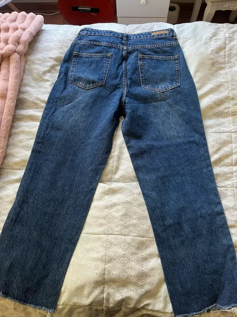 Jeans azul desgastado para mujer talla 40/42 - 2