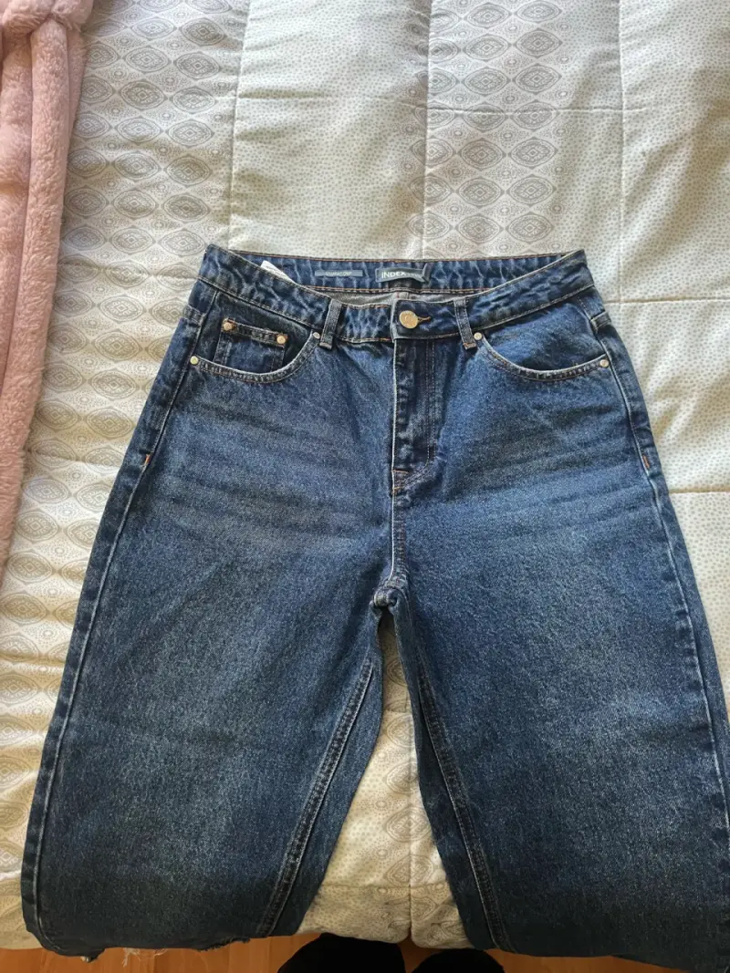 Jeans azul desgastado para mujer talla 40/42 - 3