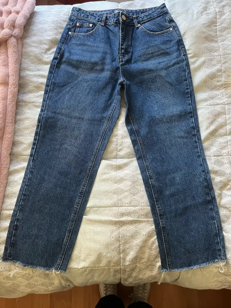 Jeans azul desgastado para mujer talla 40/42 - 4