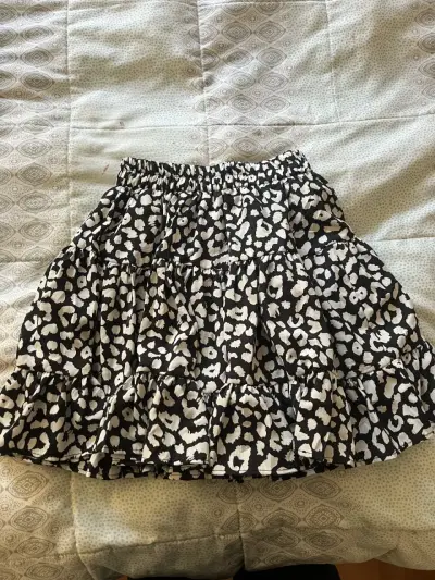Falda con short debajo,animal print talla XS/S - miniatura 1