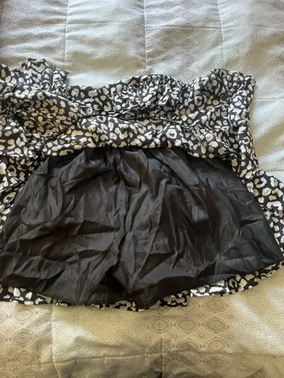Falda con short debajo,animal print talla XS/S - miniatura 2
