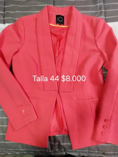 Blazer coral talla 44 elegante - miniatura 1