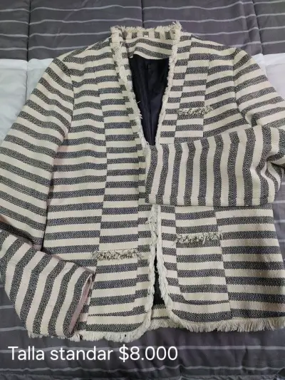 Blazer coral talla 44 elegante - miniatura 3