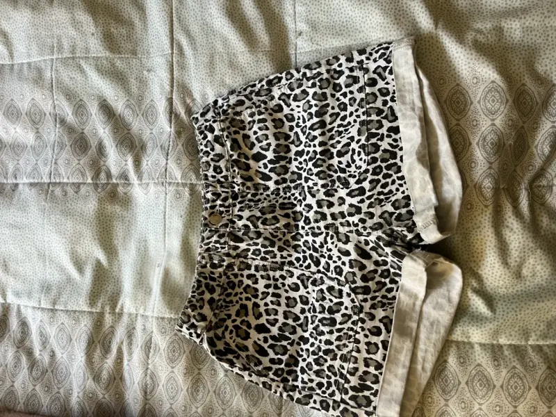 Shorts de mujer estampado leopardo Talla 38 - 3