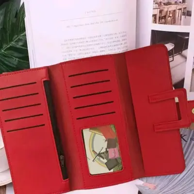 Cartera de mano roja elegante - miniatura 3